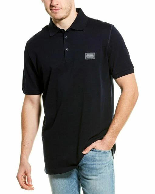 Dolce & Gabbana Logo Plaque Polo Shirt Men T-Shirts & Polos -Dolce & Gabbana Sales 1010126540 RLLZ 1