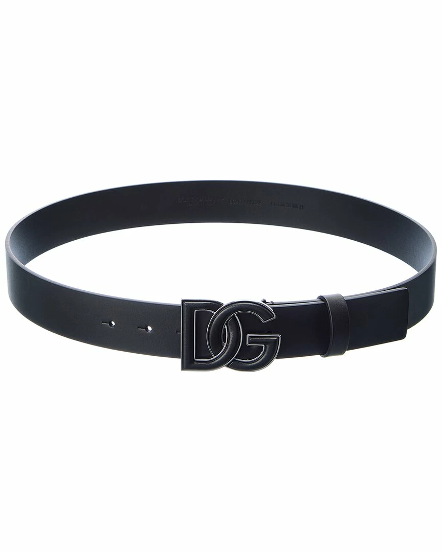 Dolce & Gabbana DG Logo Leather Belt Men Belts & Suspenders 2 Dolce & Gabbana DG Logo Leather Belt Men Belts & Suspenders
