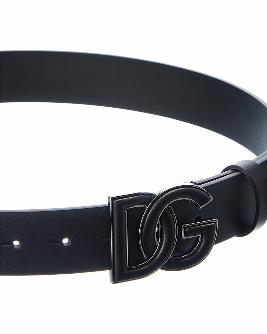 Dolce & Gabbana DG Logo Leather Belt Men Belts & Suspenders 3 Dolce & Gabbana DG Logo Leather Belt Men Belts & Suspenders - Image 2