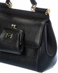 Dolce & Gabbana Sicily Small Leather Satchel Women Satchels & Top Handles -Dolce & Gabbana Sales 1111027728 RLLZ 3