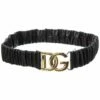 Dolce & Gabbana DG Logo Leather Belt Women Belts -Dolce & Gabbana Sales 1111042564 RLLZ 1