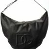 Dolce & Gabbana Half-Moon Leather Hobo Bag Women Shoulder Bags -Dolce & Gabbana Sales 1111158624 RLLZ 1