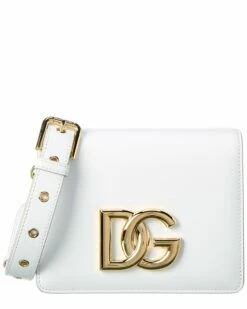 Dolce & Gabbana 3.5 Leather Crossbody Women Crossbody Bags