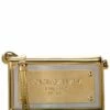 Dolce & Gabbana Branded Maxi-Plate Leather Phone Bag Women Clutches