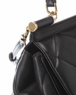 Dolce & Gabbana Quilted Sicily Small Leather Satchel Women Satchels & Top Handles -Dolce & Gabbana Sales 1111383807 RLLZ 3