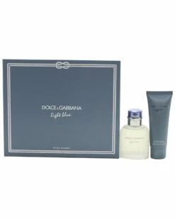 Dolce & Gabbana Men's 2pc Light Blue Eau De Toilette Spray Set Cologne & Aftershave