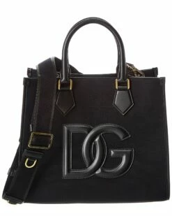 Dolce & Gabbana DG Canvas & Leather Tote Men Bags & Backpacks