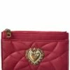 Dolce & Gabbana Devotion Quilted Leather Card Holder Women Wallets & Card Cases -Dolce & Gabbana Sales 1111537175 RLLZ 1