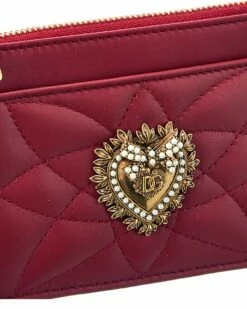 Dolce & Gabbana Devotion Quilted Leather Card Holder Women Wallets & Card Cases -Dolce & Gabbana Sales 1111537175 RLLZ 3