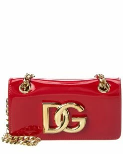 Dolce & Gabbana 3.5 Patent Phone Bag Women Clutches