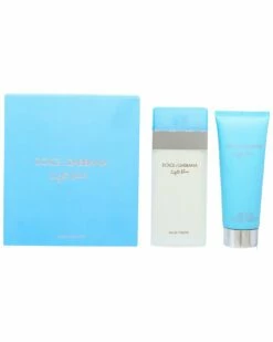 Dolce & Gabbana Women's 2pc Light Blue Travel Edition Set Fragrance