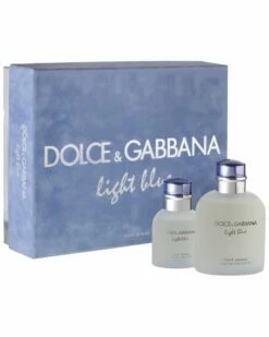 Dolce & Gabbana Men's 2pc Light Blue Gift Set Grooming