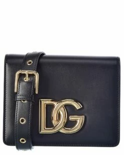 Dolce & Gabbana 3.5 Leather Crossbody Women Crossbody Bags