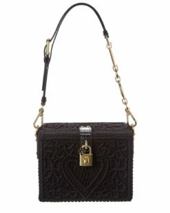 Dolce & Gabbana Cordonetto Lace Box Bag Women Shoulder Bags