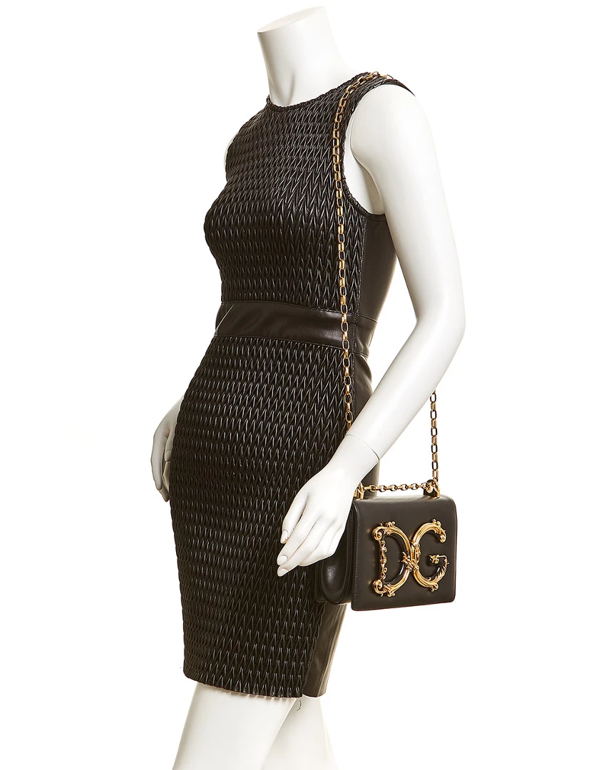 Dolce & Gabbana DG Girls Leather Shoulder Bag Women Shoulder Bags 4 Dolce & Gabbana DG Girls Leather Shoulder Bag Women Shoulder Bags - Image 3