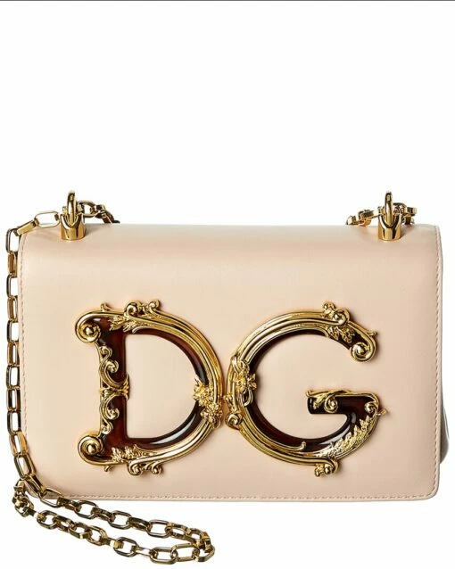 Dolce & Gabbana DG Girls Leather Shoulder Bag Women Shoulder Bags -Dolce & Gabbana Sales 1160485535 RLLZ 1