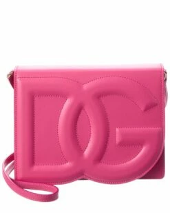 Dolce & Gabbana Logo Leather Shoulder Bag Women Shoulder Bags