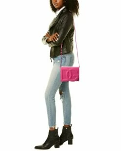 Dolce & Gabbana Logo Leather Shoulder Bag Women Shoulder Bags -Dolce & Gabbana Sales 1160485546 RLLZ 4