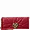 Dolce & Gabbana Devotion Leather Baguette Women Shoulder Bags -Dolce & Gabbana Sales 1160485559 RLLZ 1