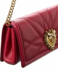 Dolce & Gabbana Devotion Leather Baguette Women Shoulder Bags -Dolce & Gabbana Sales 1160485559 RLLZ 3