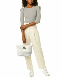 Dolce & Gabbana DG Crochet Shopper Tote Women Shoulder Bags -Dolce & Gabbana Sales 1160506393 RLLZ 4