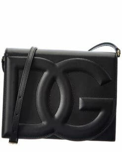 Dolce & Gabbana Logo Leather Shoulder Bag Women Shoulder Bags