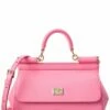 Dolce & Gabbana Sicily Small Leather Satchel Women Satchels & Top Handles -Dolce & Gabbana Sales 1160549672 RLLZ 1