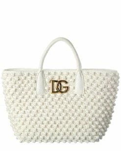Dolce & Gabbana DG Crochet Shopper Tote Women Totes