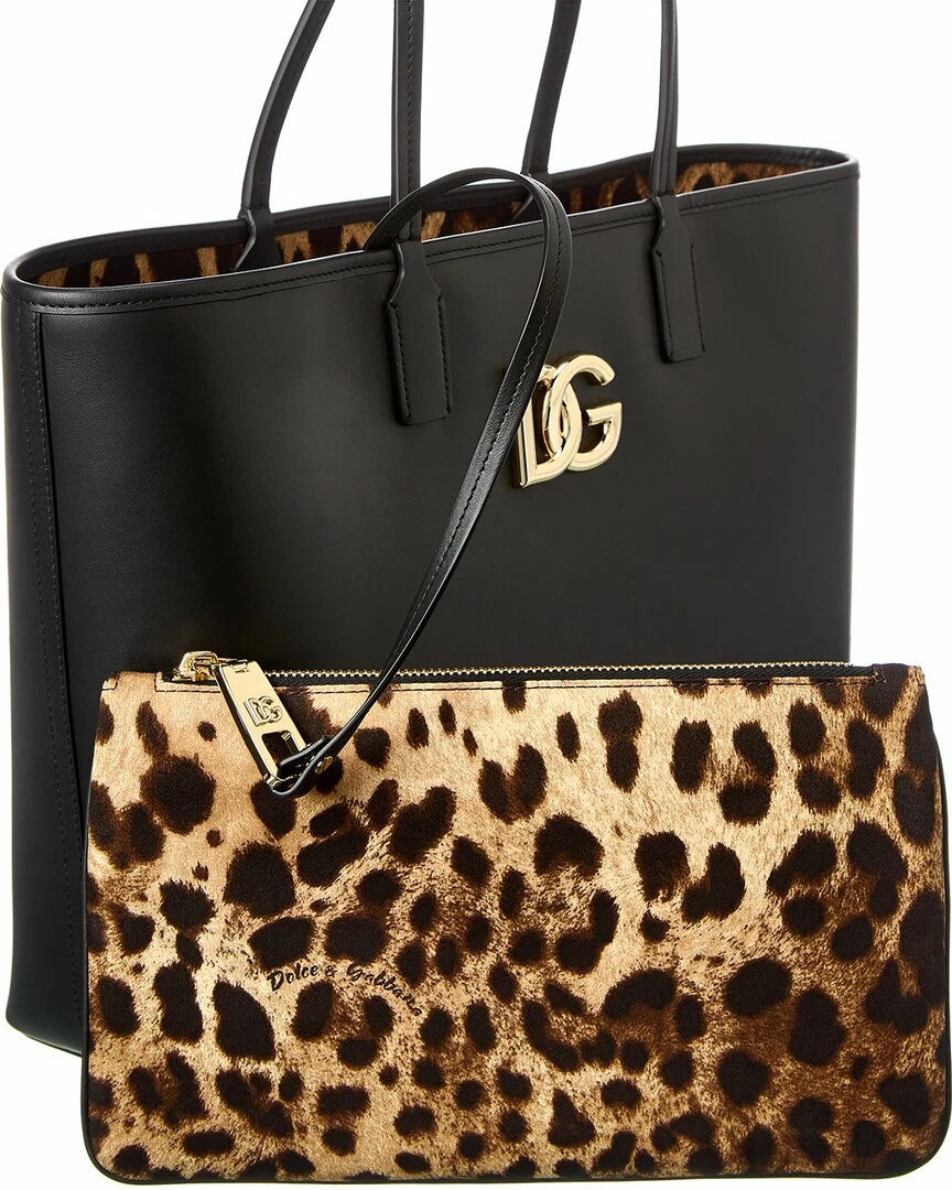 Dolce & Gabbana Fefe Medium Leather Tote Women Totes 5 Dolce & Gabbana Fefe Medium Leather Tote Women Totes - Image 3