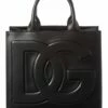 Dolce & Gabbana DG Logo Leather Tote Women Totes -Dolce & Gabbana Sales 1161419633 RLLZ 1