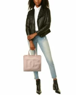 Dolce & Gabbana DG Logo Leather Tote Women Totes -Dolce & Gabbana Sales 1161495883 RLLZ 4