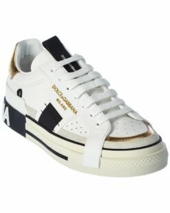 Dolce & Gabbana Leather Sneaker Men Fashion Sneakers