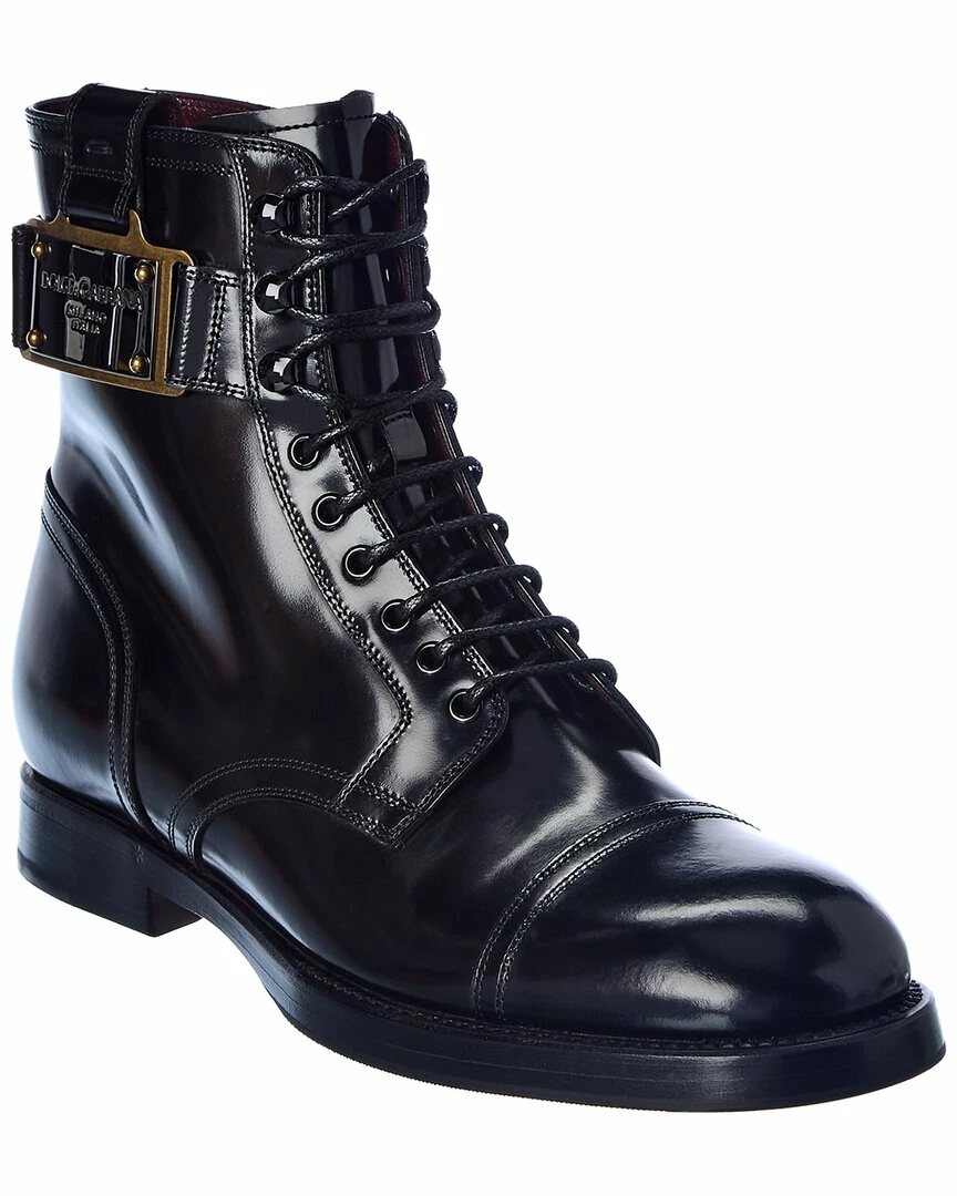 Dolce & Gabbana Leather Boot Men Boots 3 Dolce & Gabbana Leather Boot Men Boots