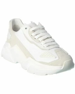 Dolce & Gabbana Suede & Leather-Trim Sneaker Men Fashion Sneakers