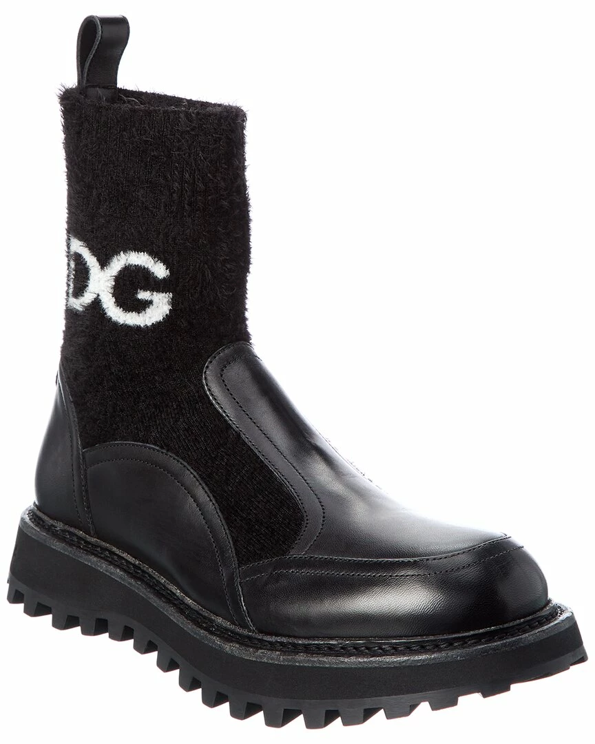 Dolce & Gabbana Leather Boot Men Boots 2 Dolce & Gabbana Leather Boot Men Boots