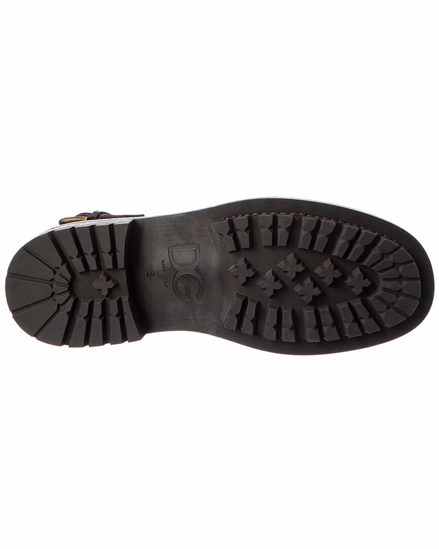 Dolce & Gabbana Leather Oxford Men Dress Shoes 6 Dolce & Gabbana Leather Oxford Men Dress Shoes - Image 4