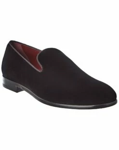Dolce & Gabbana Leonardo Velvet Loafer Men Loafers & Slip Ons