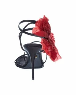 Dolce & Gabbana Silk Flower Satin Sandal Women Heeled Sandals 9 Dolce & Gabbana Silk Flower Satin Sandal Women Heeled Sandals -Dolce & Gabbana Sales 1313110255 RLLZ 3