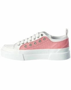 Dolce & Gabbana DG Logo Portofino Light Canvas Sneaker Women Fashion Sneakers Pink/white -Dolce & Gabbana Sales 1313117721 RLLZ 2