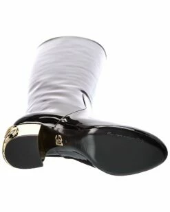 Dolce & Gabbana DG Karol Patent Knee-High Boot Women Boots -Dolce & Gabbana Sales 1313168604 RLLZ 4