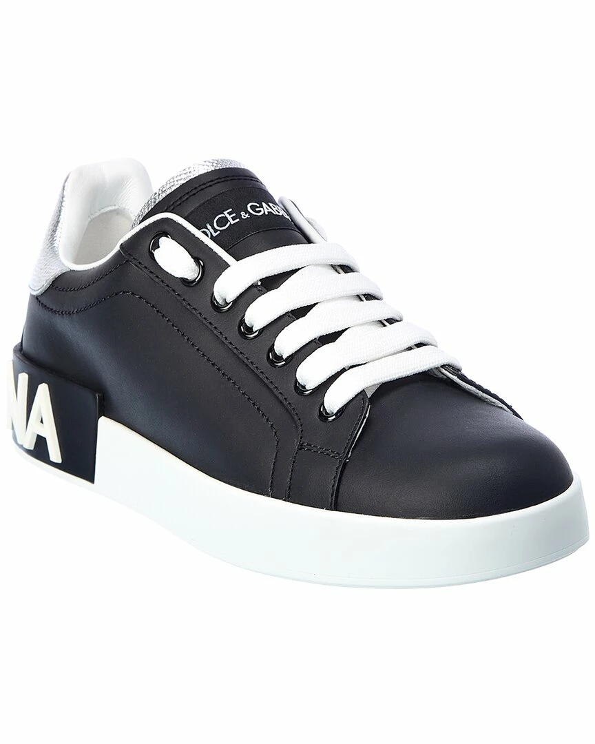 Dolce & Gabbana Portofino Leather Sneaker Women Fashion Sneakers 3 Dolce & Gabbana Portofino Leather Sneaker Women Fashion Sneakers