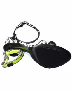 Dolce & Gabbana DG Snakeskin & Leather Sandal Women Heeled Sandals -Dolce & Gabbana Sales 1313240576 RLLZ 4