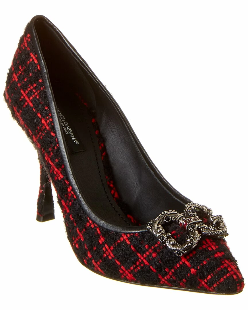 Dolce & Gabbana Tweed Pump Women Pumps 3 Dolce & Gabbana Tweed Pump Women Pumps