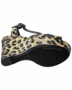 Dolce & Gabbana Logo Wedge Sandal Women Heeled Sandals -Dolce & Gabbana Sales 1313243467 RLLZ 4