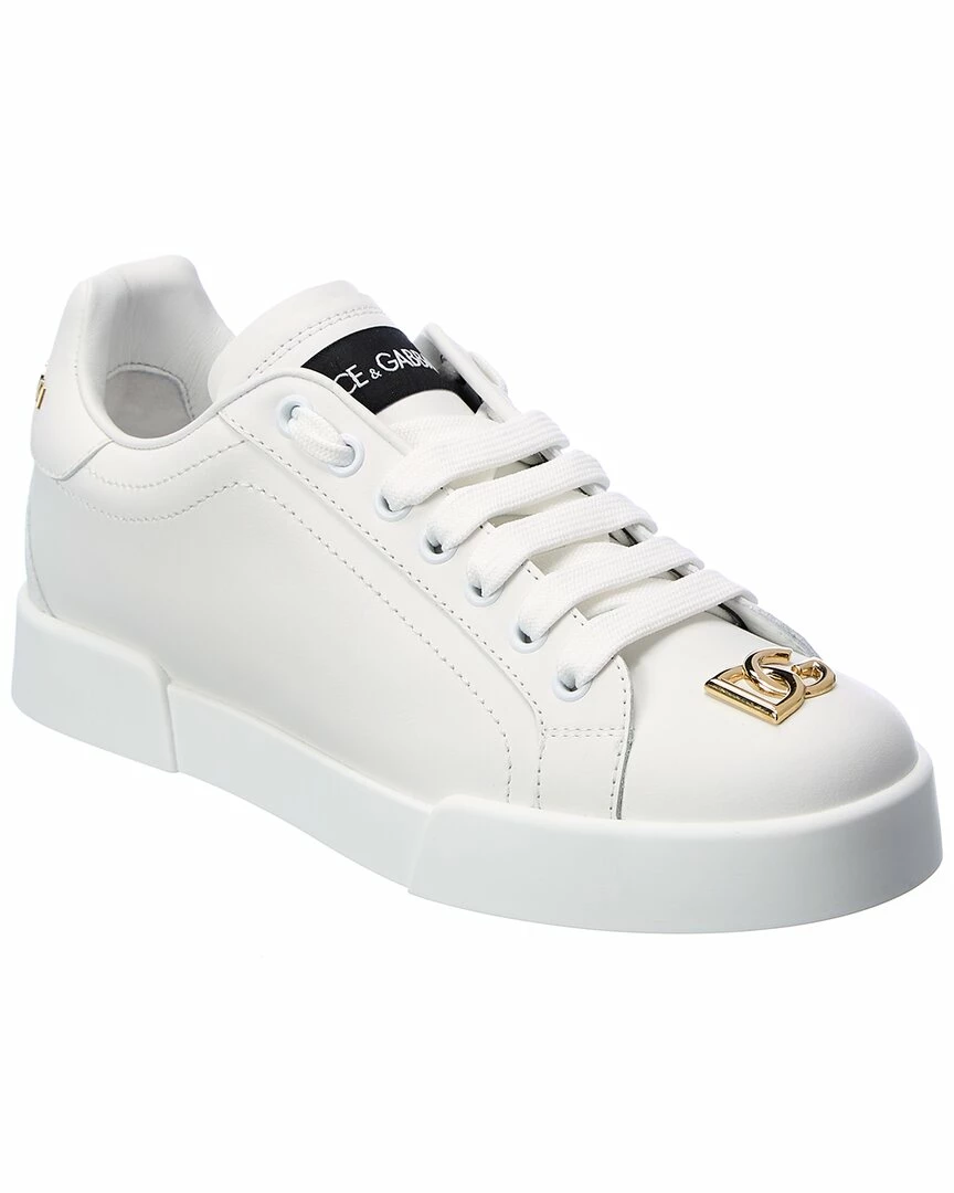 Dolce & Gabbana Portofino Leather Sneaker Women Fashion Sneakers 3 Dolce & Gabbana Portofino Leather Sneaker Women Fashion Sneakers