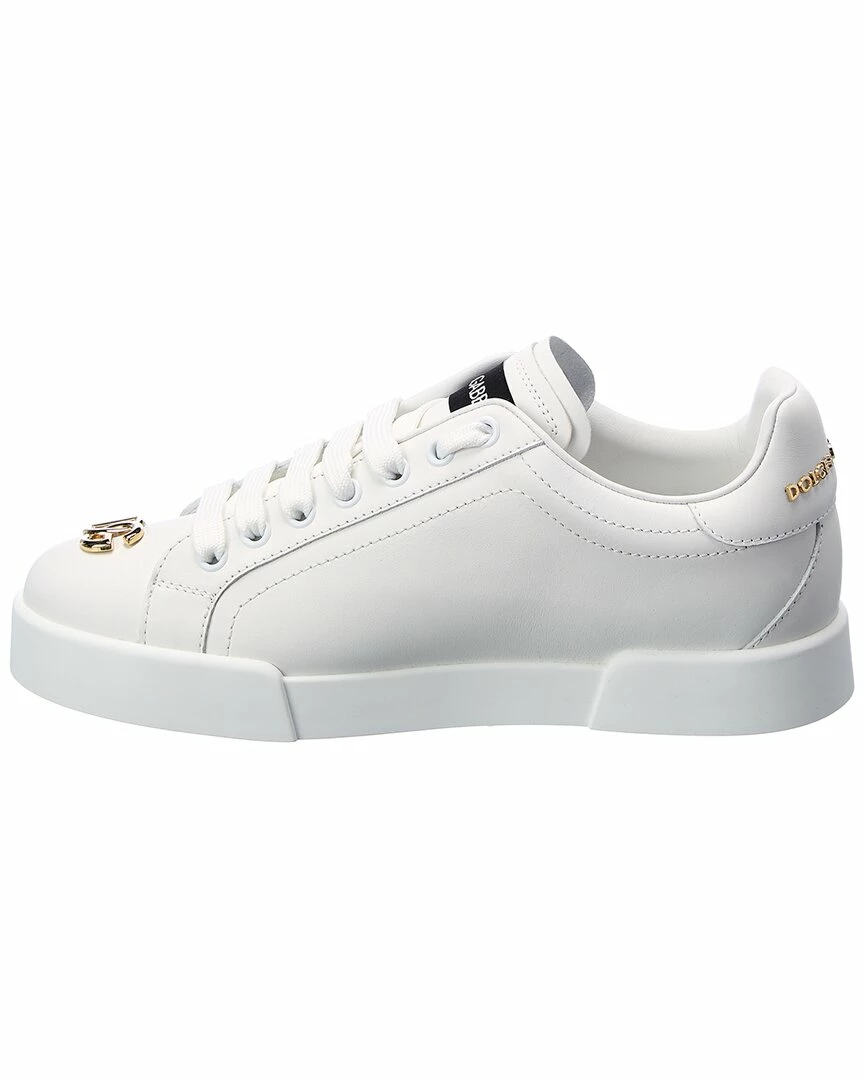 Dolce & Gabbana Portofino Leather Sneaker Women Fashion Sneakers 4 Dolce & Gabbana Portofino Leather Sneaker Women Fashion Sneakers - Image 2
