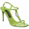 Dolce & Gabbana DG Logo Leather Sandal Women Heeled Sandals -Dolce & Gabbana Sales 1313307376 RLLZ 1