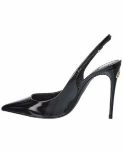 Dolce & Gabbana Logo Patent Slingback Pump Women Pumps -Dolce & Gabbana Sales 1313339919 RLLZ 2