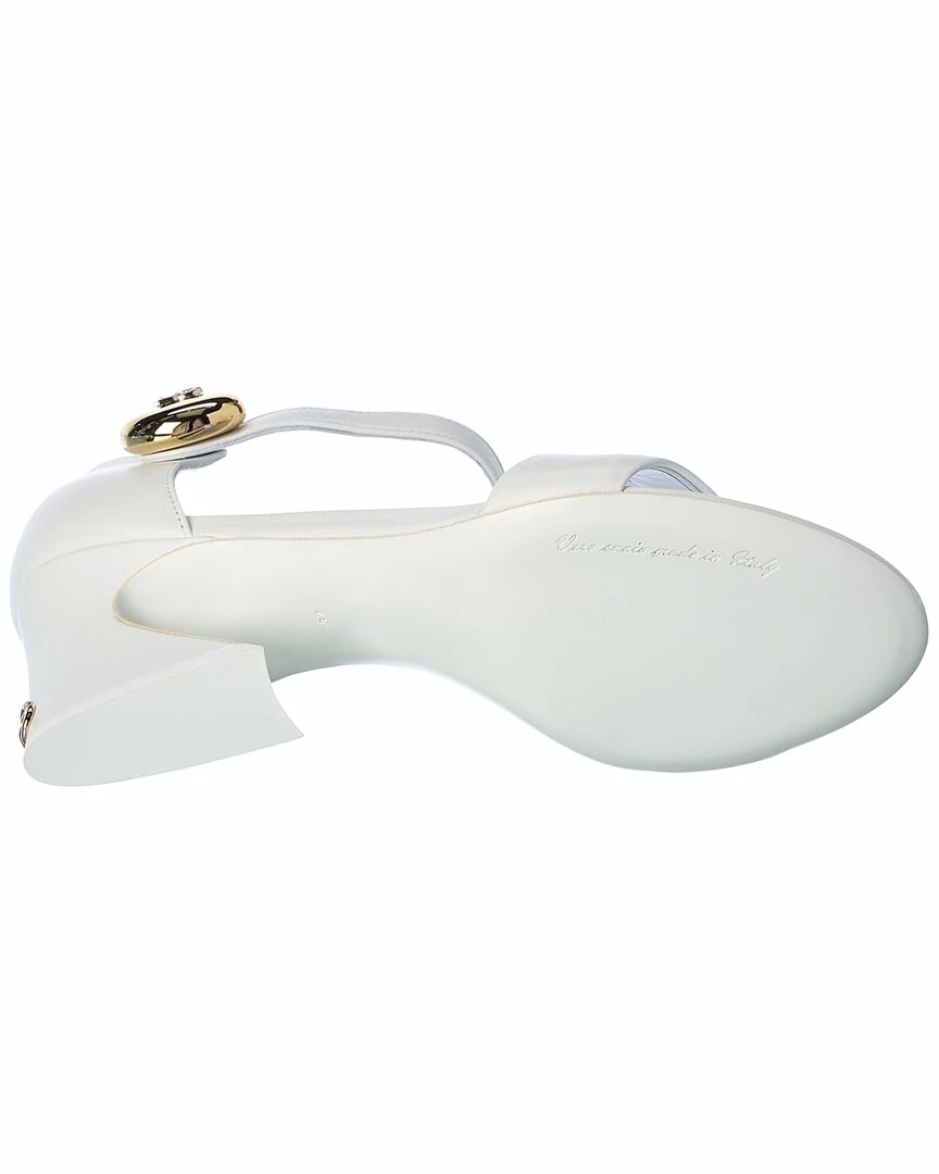 Dolce & Gabbana DG Leather Sandal Women Heeled Sandals 6 Dolce & Gabbana DG Leather Sandal Women Heeled Sandals - Image 4