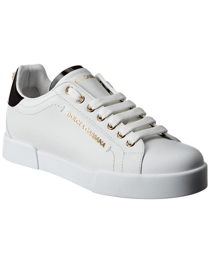 Dolce & Gabbana Portofino Leather Sneaker Women Fashion Sneakers 3 Dolce & Gabbana Portofino Leather Sneaker Women Fashion Sneakers